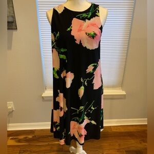 Anne Klein black sleeveless dress sz 12 like new